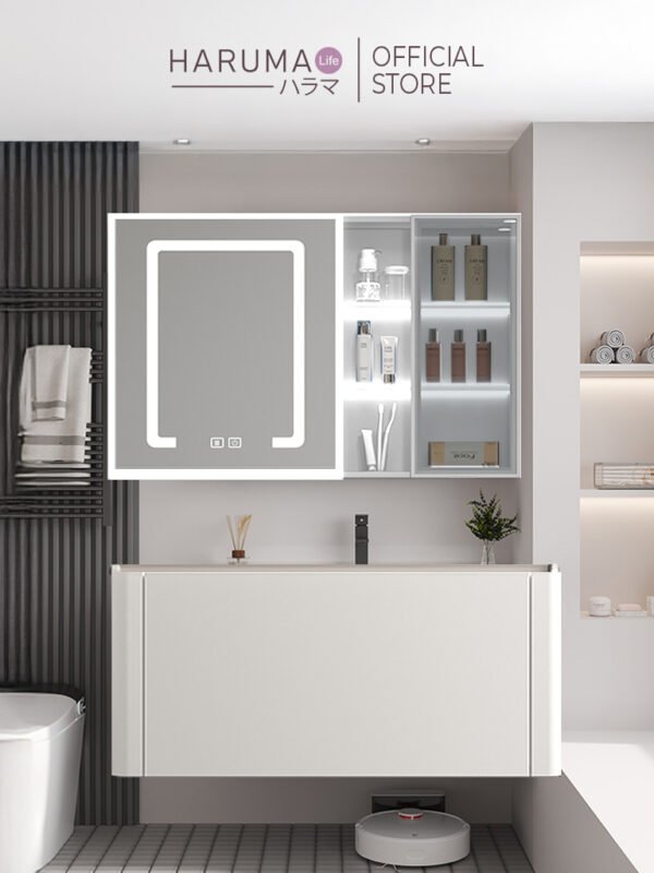 Wastafel Cabinet Modern 1001L White