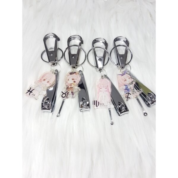 Gunting Kuku dan Gantungan Kunci Karakter / Nail Clipper / Manicure Pedicure / MENI PEDI / Kutikula / Pemotong Kuku ECERAN/SATUAN